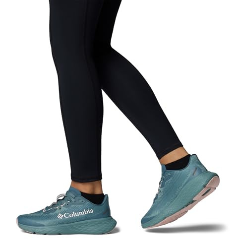 COLUMBIA WOMEN KONOS FEATHERWEIGHT RUNNING SHOE WOMEN M8 METAL/PINK HAZE