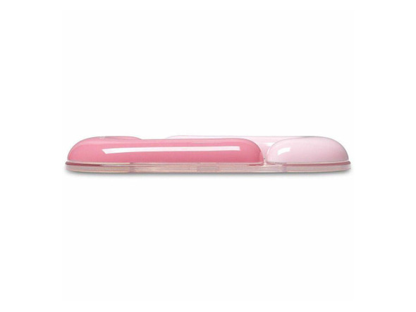 Kensington Duo Gel Wrist Rest - 0.71" Height x 7.40" Width x 3.27" Depth - Pink