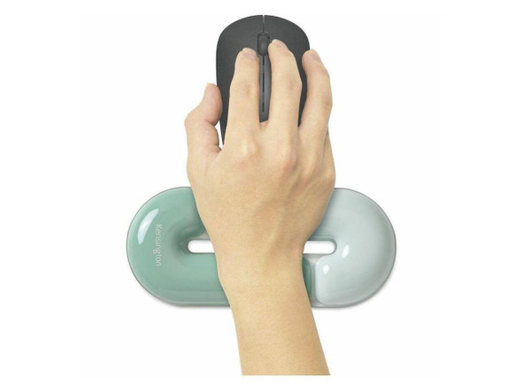 Kensington Duo Gel Wrist Rest - 0.71" Height x 7.40" Width x 3.27" Depth - Green