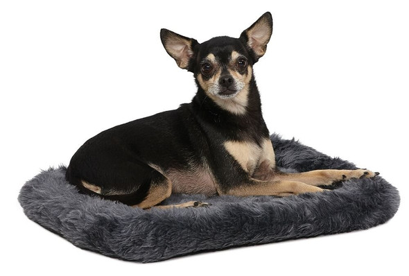 MIDWEST HOMES FOR PETS QUIETTIME XXS DOG BED FITS 18-INCH CRATES - GRAY