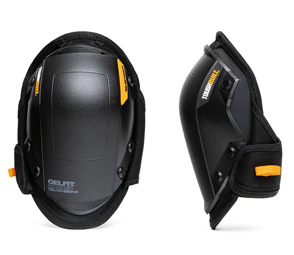 TOUGHBUILT GELFIT ROCKER KNEE PADS TBL-KP-G201-R BLACK/YELLOW