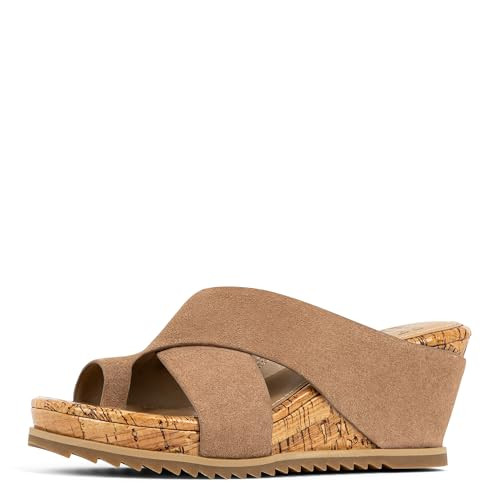 HP00016679 DONALD PLINER SISU LEATHER SANDAL WOMEN 8 TOBACCO