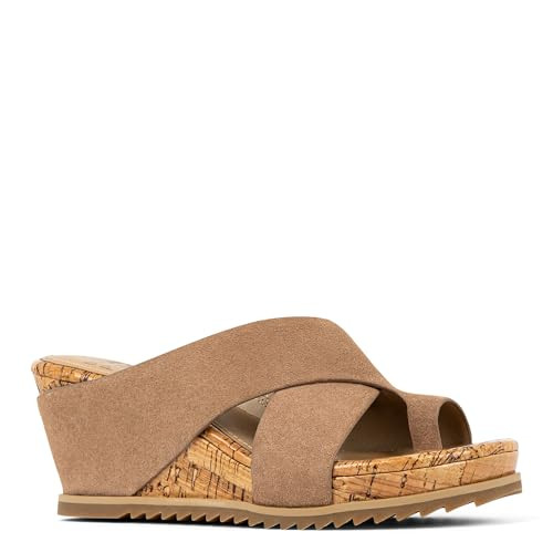 HP00016679 DONALD PLINER SISU LEATHER SANDAL WOMEN 8 TOBACCO