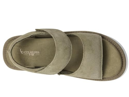 KOOLABURRA BY UGG TIZZ PLATFORM SLIDE SANDAL WOMEN SIZE 8 FD1324K - GREEN