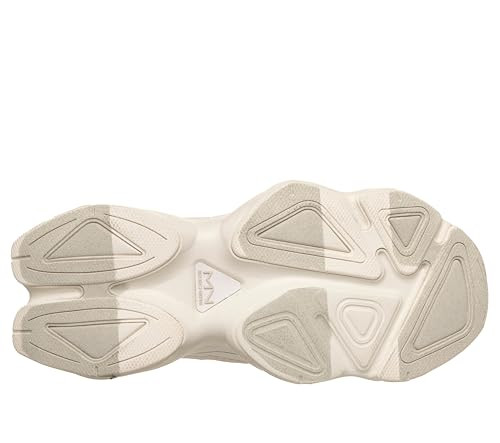 Skechers Womens Street Wave Sneaker Memory Foam Lux, Slip-ins, Size 7, Off White