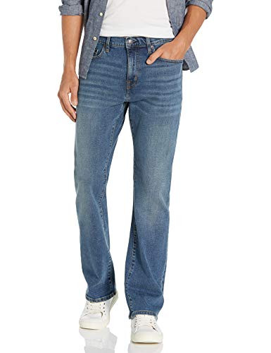 AE1901274 AMAZON ESSENTIALS MEN'S STRAIGHT-FIT BOOTCUT - SIZE: MEN 36W X 29L New