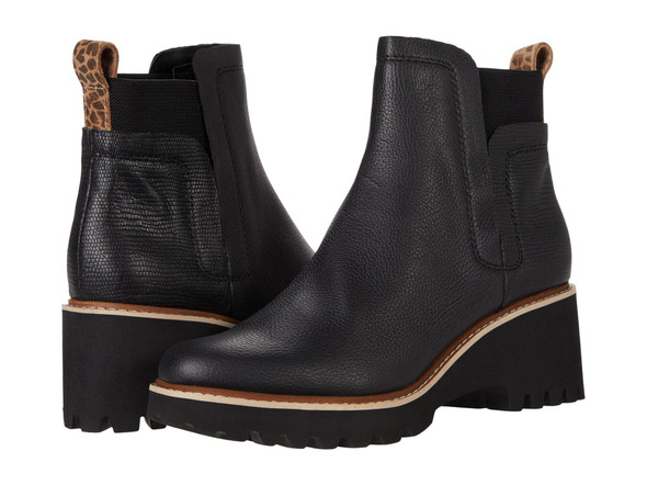 DOLCE VITA HUEY - SIZE: WOMEN 7 - BLACK LEATHER H2O