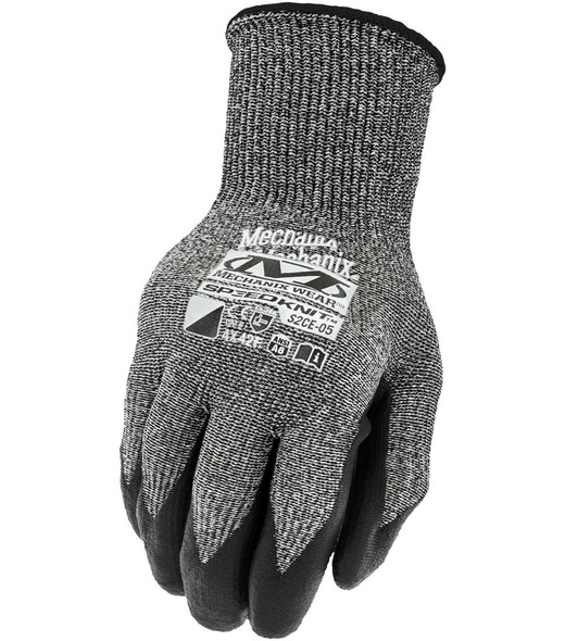 MECHANIX WEAR SPEEDKNIT F6 WORK GLOVES - SIZE: MEN L - BLACK/GRAY