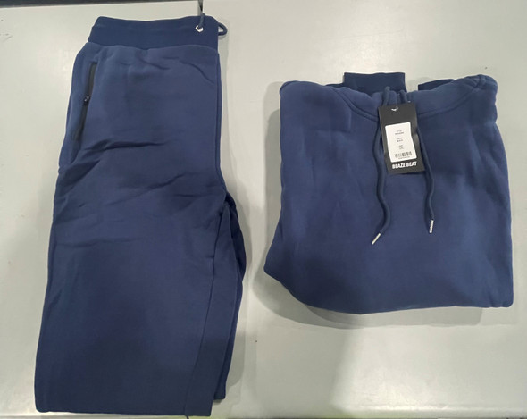 BLAZE BEAT 2 PIECE TRACK OUTFIT - SIZE: MEN SMALL - NAVY New