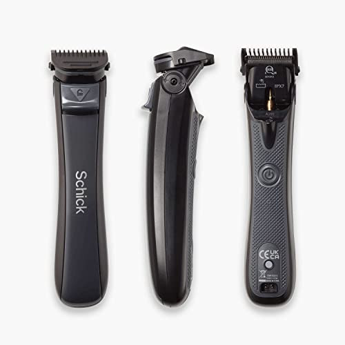 SCHICK ULTRA PIVOT BODY TRIMMER | MANSCAPING ELECTRIC SHAVER - BLACK