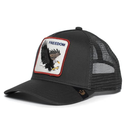 GOORIN BROS. THE FARM A-FRAME TRUCKER CAP BASEBALL CAP MEN'S ONE SIZE BLACK