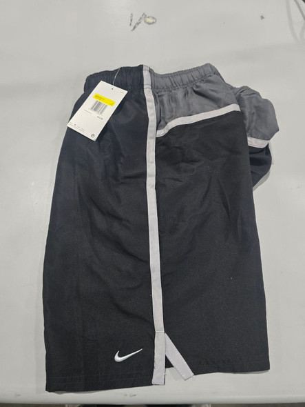 NIKE SWIM DIVERGE 9 VOLLEY SHORT SWIM TRUNK BLACK SMALL - SIZE: MEN S - BLACK New