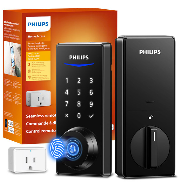 Philips Wi-Fi Smart Door Lock, Keyless Entry Door Lock with App Control