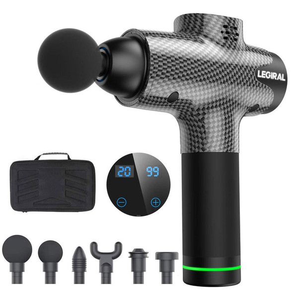 LEGIRAL LE3 MASSAGE GUN MUSCLE GUN ATHLETES PORTABLE BODY MUSCLE - BLACK