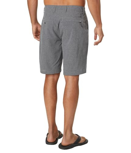 HURLEY MEN'S PHANTOM FLOW 20" WALKSHORTS - SIZE: MEN 38 REGULAR - BLACK HEATHER New