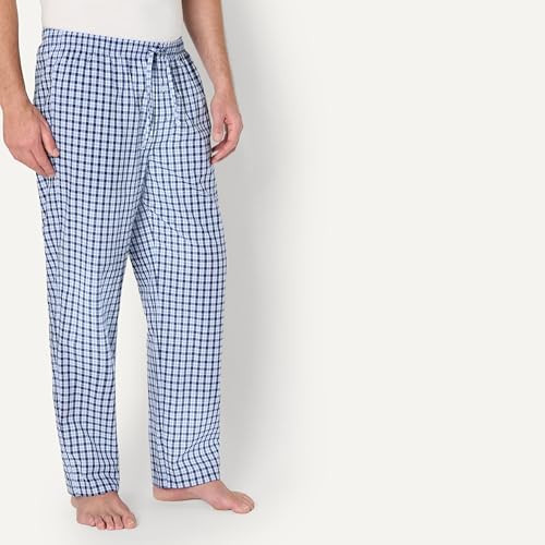 AMAZON ESSENTIALS MEN'S COTTON POPLIN STRAIGHT PAJAMA PANTS - SIZE: MEN S New