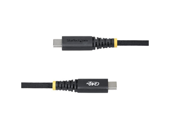 StarTech 6ft (1.8m) USB-C Charging Cable, 240W (5A) PD EPR, Dual-Layer