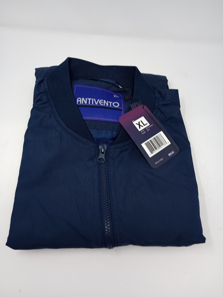 ANTIVENTO ADULT SPRING BOMBER JACKET - SIZE: MEN XL - NAVY