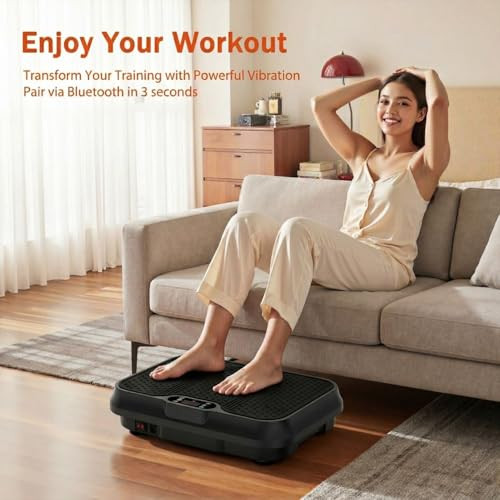 CITXMOTI VIBRATION PLATE EXERCISE MACHINE LYMPHATIC DRAINAGE SN-SZ03 - BLACK