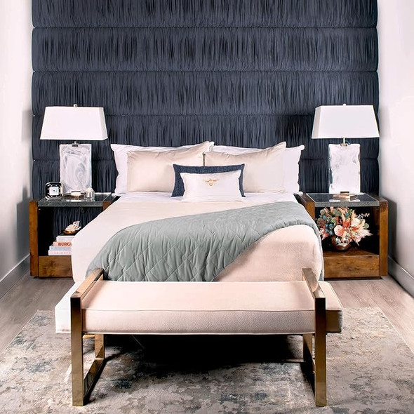 HUG BUD WEIGHTED BLANKETS - 60" X 80" - 30-LBS - KING SIZE - SILKY MINKY GRAY