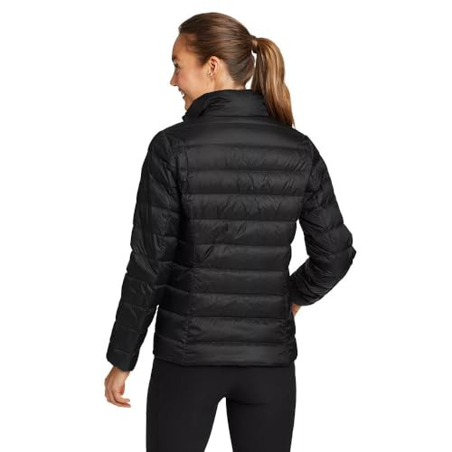 0061695 EDDIE BAUER WOMEN'S CIRRUSLITE DOWN JACKET RECYCLED BLACK SIZE L