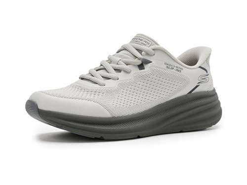 SKECHERS MEN'S BOB'S SKILLZ SLIP-INS SNEAKER MEN 9 UK M8 EU M42 NATURAL/OLIVE New