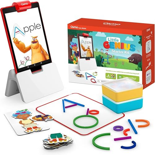 Osmo Little Genius Starter Kit for Fire Tablet-4 Educational Learning Games
