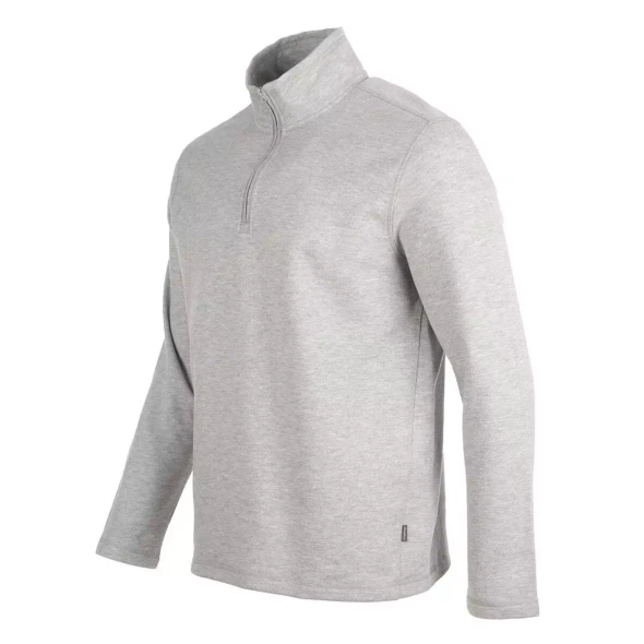 EDDIE BAUER MEN'S 1/4 ZIP - SIZE: MEN XL - GRAY HEATHER