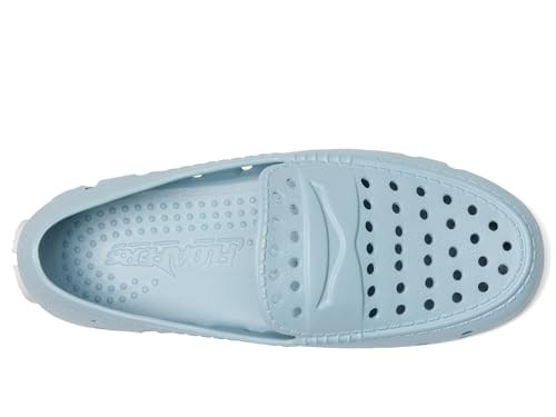 FLOAFERS TODDLERS WATERPROOF PRODIGY DRIVER SHOES - POWDER BLUE/WHITE - SIZE:10 New