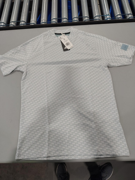 ADIDAS ADICROSS MOCK NECK GOLF POLO SHIRT SIZE: MEN S - MAGIC GRAY New