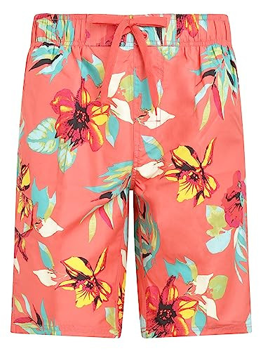 KANU SURF INFINITE MENS SWIM TRUNKS 9-INCH INSEAM BORA BORA CORAL - SIZE: XL