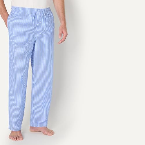 AMAZON ESSENTIALS MEN'S COTTON STRAIGHT-FIT PAJAMA PANTS MEN S - SIZE S New