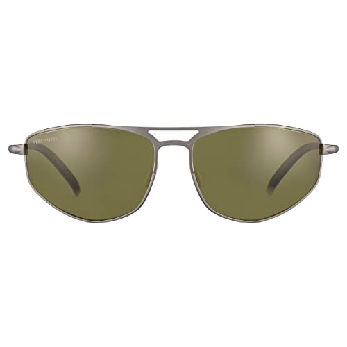 SERENGETI MENS MASTEN OVAL SUNGLASSES, 64 MILLIMETERS - MATTE GUNMETAL