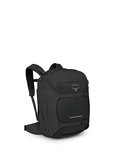 OSPREY SOJOURN PORTER 30L TRAVEL BACKPACK - DURABLE PACK FOR TRAVEL - BLACK