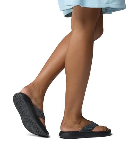 BL8670 COLUMBIA WOMEN'S BOATSIDE FLIP LEA PFG 9 SHARK/COLUMBIA GRAY SIZE 9 New
