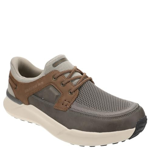 Skechers Men's TOLIVER Bungee Shoe TPBR Size 8 New