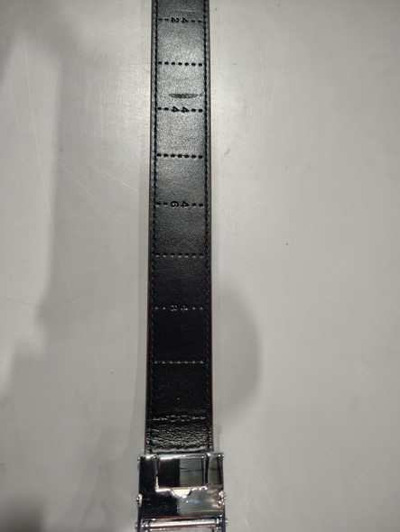 GENERIC MEN'S LEATHER RATCHET COMFORT CLICK BELT DRESS - SIZE: MEN 28-50 - BROWN