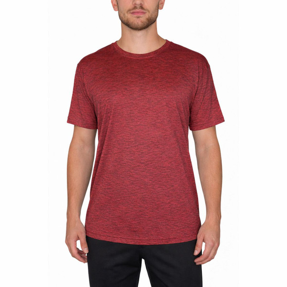GALAXY BY HARVIC KICK START GEAR MEN'S SHORT SLEEVE CREW NECK TEE - MEN S - RED New