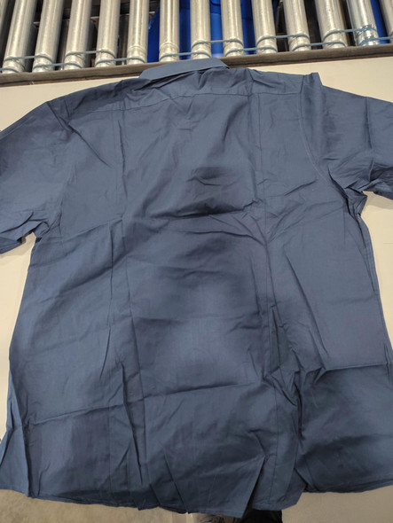 GALAXY BY HARVIC MEN'S SLIM-FIT SOLID DRESS SHIRTS - SIZE: MEN 2XL - NAVY New