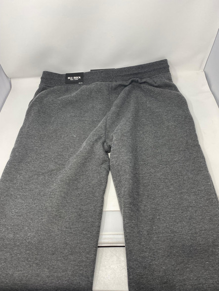 BLU ROCK MEN'S SLIM-FIT TECH FLEECE JOGGER - SIZE: MEN 2XL - CHARCOAL