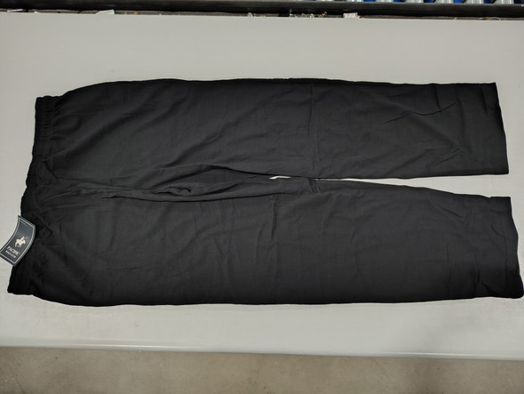 PACIFIC POLO CLUB MEN'S COTTON LOUNGE PANTS - SIZE: MEN L - BLACK/RED New