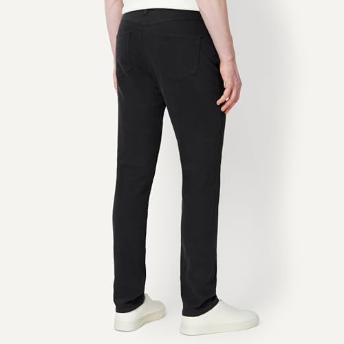 AEMN19542M26 Amazon Essentials Men's Slim Fit Garment Dyed Pant Black 42x34 New