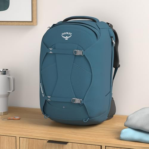 OSPREY FAIRVIEW 40L WOMEN'S TRAVEL BACKPACK - NIGHT JUNGLE BLUE New