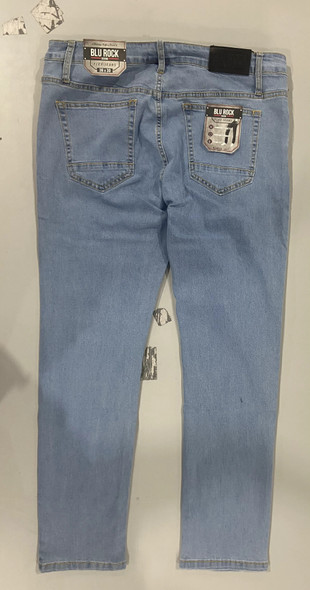 BLUE ROCK MEN'S FLEX JEANS, 4 WAY STRETCH - SIZE: 32X30 - MEDIUM WASH New