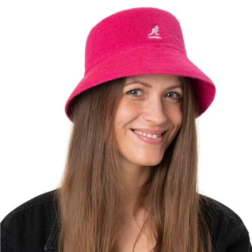 KANGOL BERMUDA BUCKET HAT, FASHION HATS FOR MEN AND WOMEN, SIZE L - BLACK New