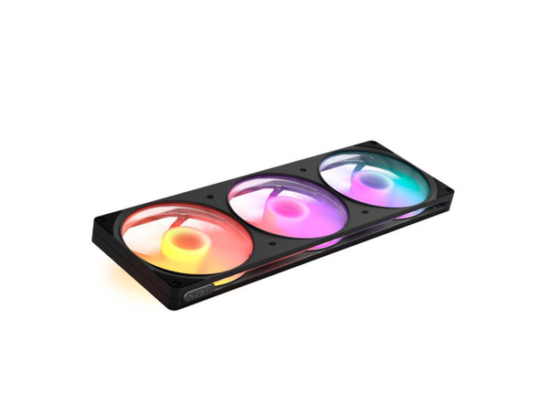 NZXT F420 RGB Black 420mm PWM Single-Frame Addressable RGB Fan