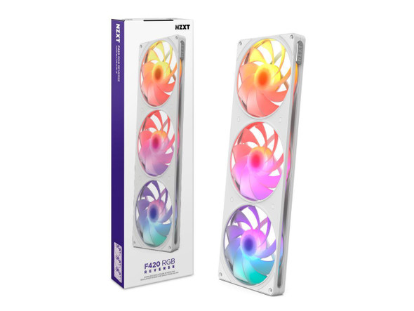 NZXT F420 RGB Reverse RF-R242R-WF 140mm RGB LED 35-146-188