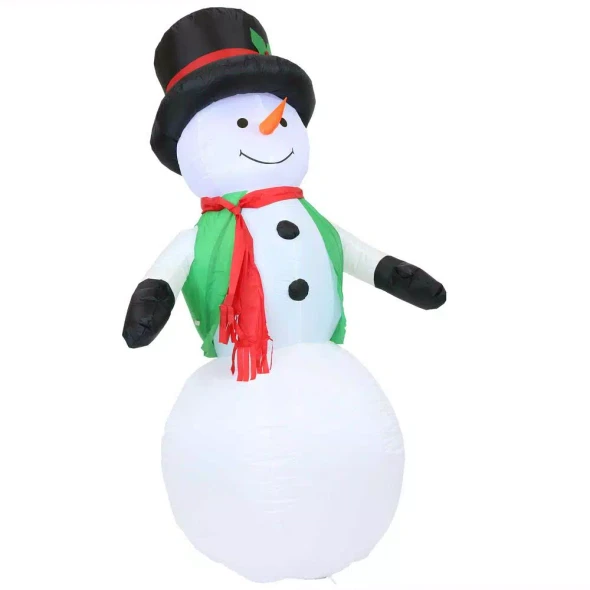 SUNNYDAZE 6.8 FT. HOLLY JOLLY SNOWMAN OUTDOOR INFLATABLE DECORATION - SNOWMAN