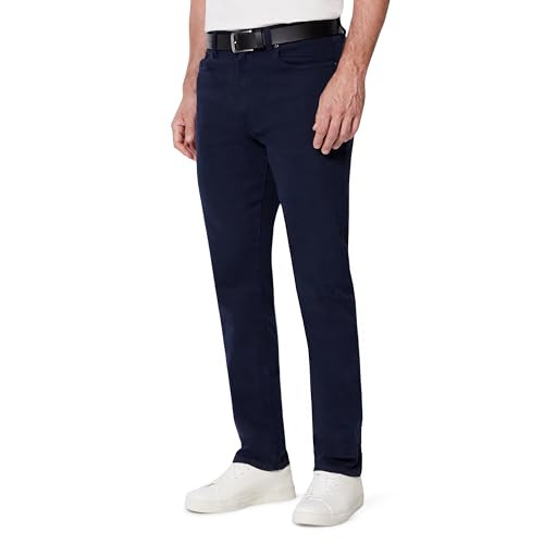 AEMN60626M26 AMAZON ESSENTIALS MEN'S REGULAR FIT FIVE POCKET PANT - NAVY - 34x32