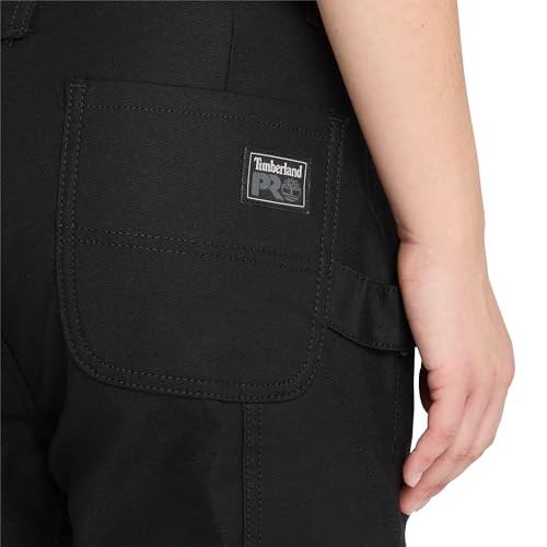 TB0A5MSE001 Timberland PRO Women's Gritman Flex Double Front Pant, Black, 40x32
